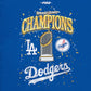 Pro Standard LA Dodgers World Series Fleece Hoodie - Royal Blue