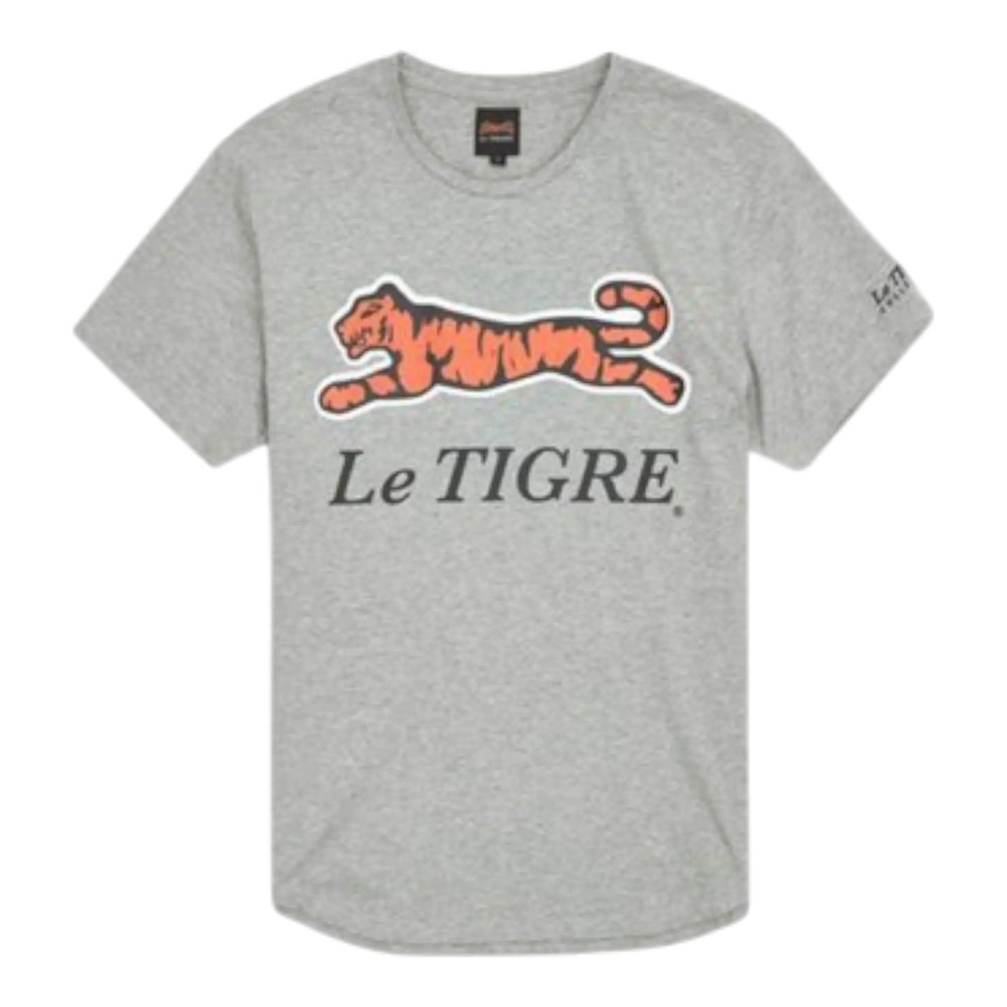 Le Tigre Classic Logo Men’s T-Shirt – Grey