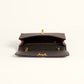Loyal West Savi Small Embossed & Grained Leather Bag - Charcoal