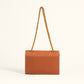 Loyal West Savi Small Embossed & Grained Leather Bag - Amber Glow