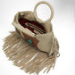Loyal West SEDONA TASSLE BAG IN SUEDE LEATHER
