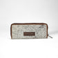 Loyal West RANCH ROAD JEWELERY CASE IN BROWN & WHITE COWHIDE