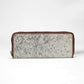 Loyal West RANCH ROAD JEWELERY CASE IN BROWN & WHITE COWHIDE