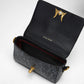 Loyal West SAVI MINI BAG IN  CALF LEATHER - BLACK