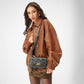 Loyal West SAVI MINI BAG IN  CALF LEATHER - BLACK