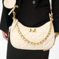 Loyal West JOE QUILTED NAPPA LEATHER BAG-WHITE