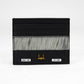 Loyal West SHELL CARD HOLDER IN BLACK & WHITE COWHIDE