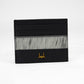 Loyal West SHELL CARD HOLDER IN BLACK & WHITE COWHIDE