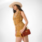 Loyal West SHELL MINI PURSE IN HANDTOOLED LEATHER