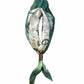 Loyal West Daylight'S Ballet Silk Scarves With Handtooled Leather Slider - Western Sky