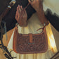 Loyal West Dannia Large Purse - Saddle Brown