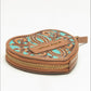 Loyal West Cupid Coin Pouch Handtooled Leather - Whiskey & Water