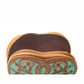 Loyal West Cupid Coin Pouch Handtooled Leather - Whiskey & Water