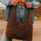 Lw Large Purse In Brunette Leather