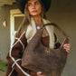 Lw Large Purse In Brunette Leather