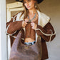 Lw Large Purse In Brunette Leather