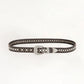 Loyal West Midnight Ranger Leather Belt In Calfskin