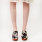 Loyal West Carlotta Trail Clogs Black And White Cowhide