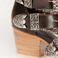 Loyal West Rodeo Ankle Bootie In Calfskin