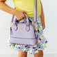 Lavender Glitter Girl's Crossbody Purse
