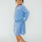 Light Blue Velvet Sequin Jacket