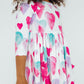 Light Hearted 3/4 Sleeve Pocket Twirl Dress