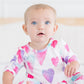 Light Hearted 3/4 Sleeve Twirl Bodysuit