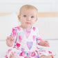 Light Hearted 3/4 Sleeve Twirl Bodysuit