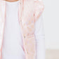SALE Light Pink Checker Puffer Vest
