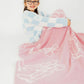 Light Pink Cowgirl Cozy Blanket