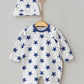 Lincoln Blue Star Newborn Coming Home Set (10 pcs)
