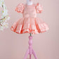 Linda Peach Party Dress
