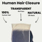 Loose Wave 4x4 Transparent Lace Human Hair Closure