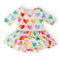 Lotta Love 3/4 Sleeve Twirl Bodysuit
