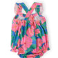Luau Floral Cross Back Romper