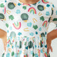 Luck of the Irish 3/4 Sleeve Pocket Twirl Dress