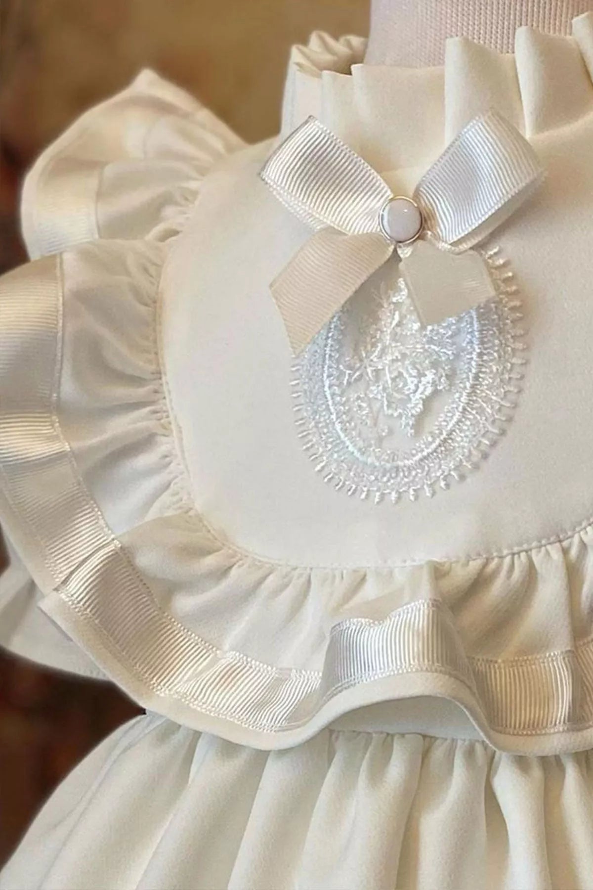 Luna White Party Dress