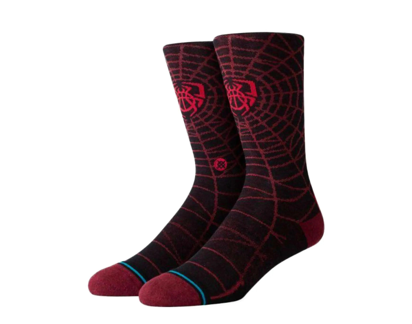 Stance Casual Spida Donovan Mitchell Men Crew Socks Black/Red