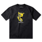 Market Studios Yellow Panther Tee - Washed Black
