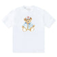 Market Studios Watercolor Teddy T-Shirt - White