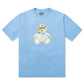 Market Studios Watercolor Teddy T-Shirt - Dusk Blue