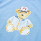 Market Studios Watercolor Teddy T-Shirt - Dusk Blue