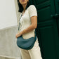 Mira & Moss Sabine Crescent Crossbody Bag - Pine Teal