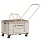 Collapsible Storage Bins Box with Lids And Handle - Portable Plastic Storage