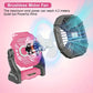 10400mAh 13hrs Rechargeable Automatic Oscillating Camping Fan with LED and Hook