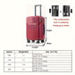 Carry On Luggage Hard Shell Spinner Suitcase USB TSA Lock Front Pocket Travel Bag