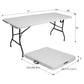 4ft/6ft Portable Plastic Folding Table – Indoor & Outdoor Dining