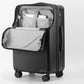 Carry On Luggage Hard Shell Spinner Suitcase USB TSA Lock Front Pocket Travel Bag