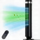 Tower Fan Bladeless 5 Speeds 4 Modes 64° Oscillating Quiet Remote 12H Timer