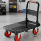 Heavy Duty Folding Platform Cart-350/660/820 lb-Flatbed Hand Truck with Strap